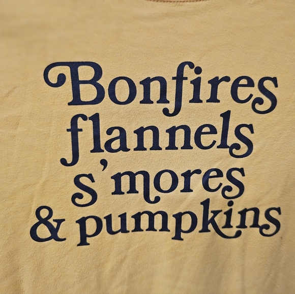 Womens Size Extra Large Yellow Fall Shirt - Picture 3 of 4